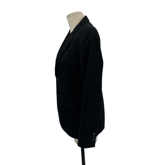 J. Crew Ludlow Blazer Black Luxe Matte Wool Gabardine Size 6 - Picture 5 of 9